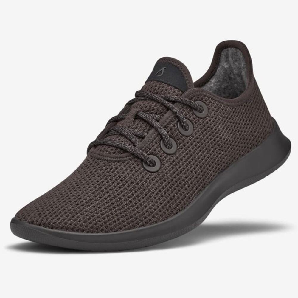 Allbirds | Men's Tree Runners Black Lightweight Knit Sneakers Shoes Athletic 12